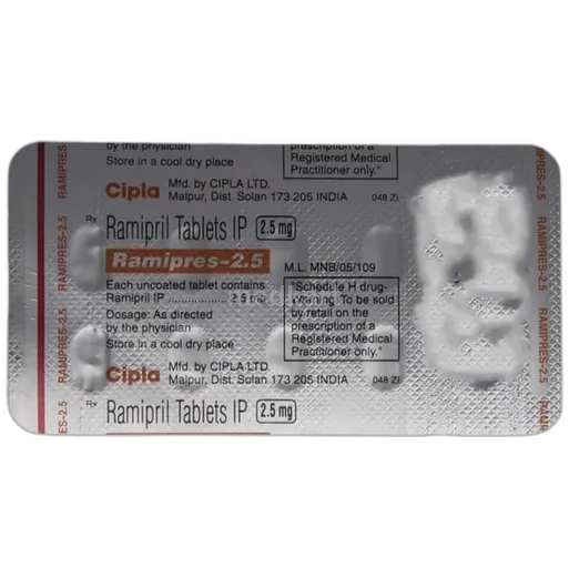 ramipres 2.5mg tablet 10's